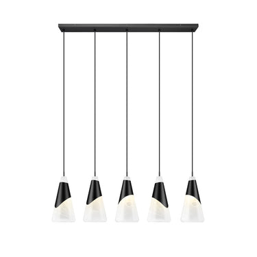 Z Lite Aimie 5 Light 15" Linear Chandelier 10
