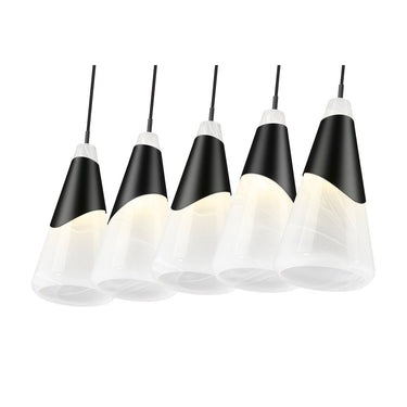 Z Lite Aimie 5 Light 15" Linear Chandelier 11