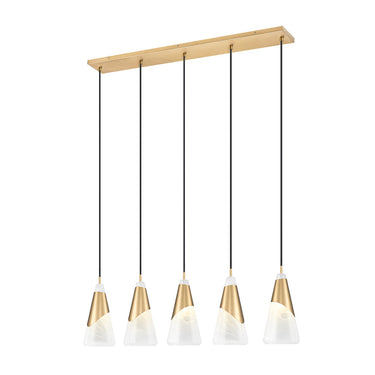 Z Lite Aimie 5 Light 15" Linear Chandelier 15