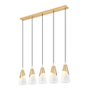 Z Lite Aimie 5 Light 15" Linear Chandelier 16