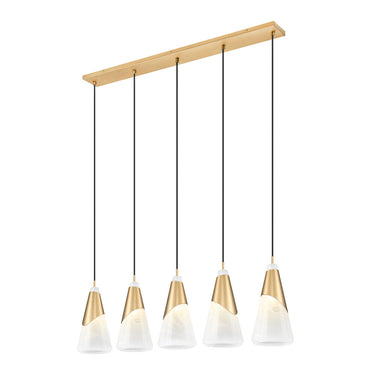 Z Lite Aimie 5 Light 15" Linear Chandelier 16
