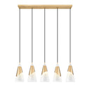 Z Lite Aimie 5 Light 15" Linear Chandelier 17