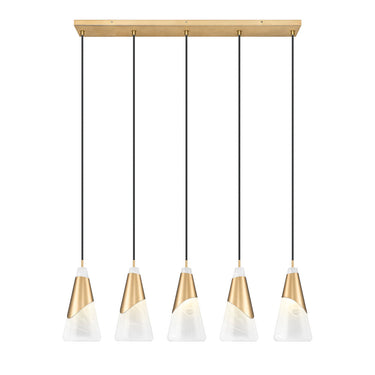 Z Lite Aimie 5 Light 15" Linear Chandelier 17