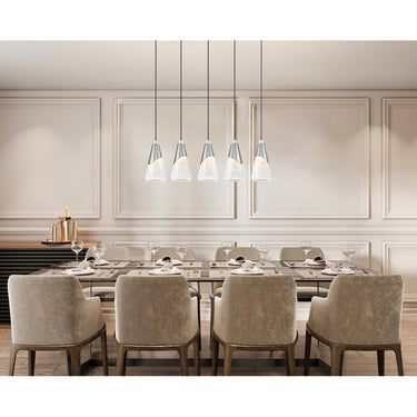 Z Lite Aimie 5 Light 15" Linear Chandelier 5