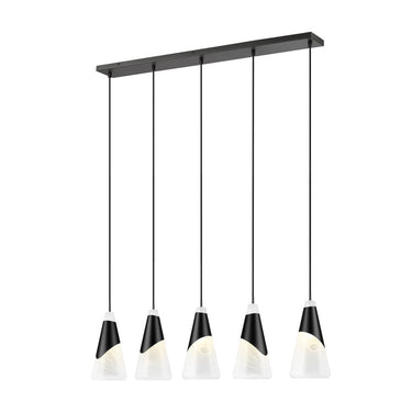 Z Lite Aimie 5 Light 15" Linear Chandelier 8