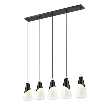 Z Lite Aimie 5 Light 15" Linear Chandelier 9