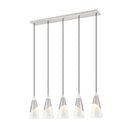 Z Lite Aimie 5 Light 15" Linear Chandelier 