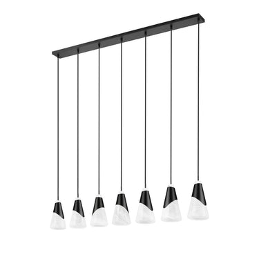Z Lite Aimie 7 Light 13" Linear Chandelier 12