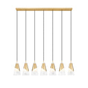 Z Lite Aimie 7 Light 13" Linear Chandelier 17