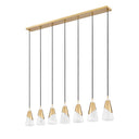 Z Lite Aimie 7 Light 13" Linear Chandelier 19