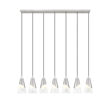 Z Lite Aimie 7 Light 13" Linear Chandelier 2