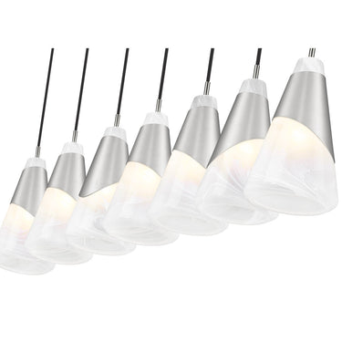 Z Lite Aimie 7 Light 13" Linear Chandelier 3