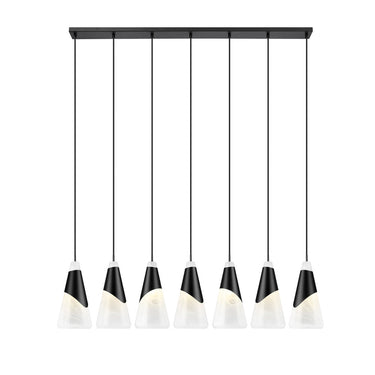 Z Lite Aimie 7 Light 15" Linear Chandelier 10