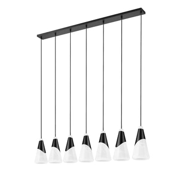 Z Lite Aimie 7 Light 15" Linear Chandelier 12