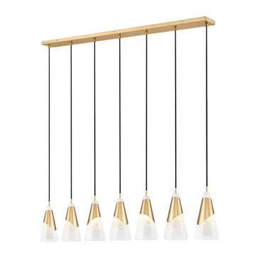 Z Lite Aimie 7 Light 15" Linear Chandelier 15