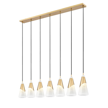 Z Lite Aimie 7 Light 15" Linear Chandelier 16