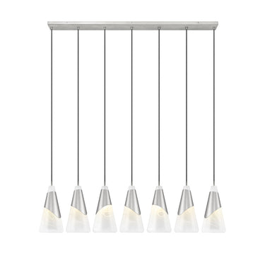Z Lite Aimie 7 Light 15" Linear Chandelier 2