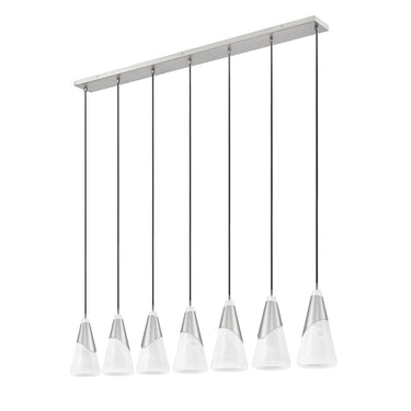 Z Lite Aimie 7 Light 15" Linear Chandelier 4