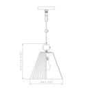 Z Lite Alaric 1 Light 10" Pendant 7