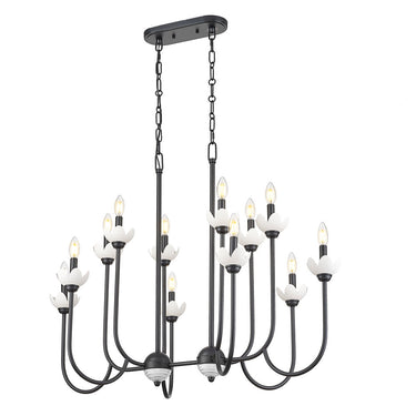 Z Lite Allistair 12 Light Linear Chandelier 1