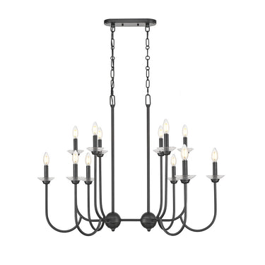 Z Lite Allistair 12 Light Linear Chandelier 2