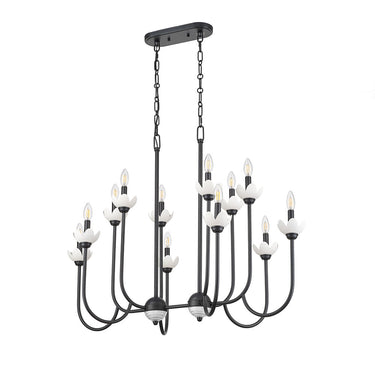 Z Lite Allistair 12 Light Linear Chandelier 4