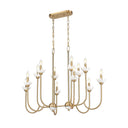 Z Lite Allistair 12 Light Linear Chandelier 9