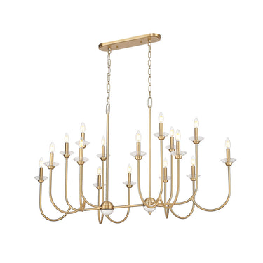 Z Lite Allistair 16 Light Linear Chandelier 9