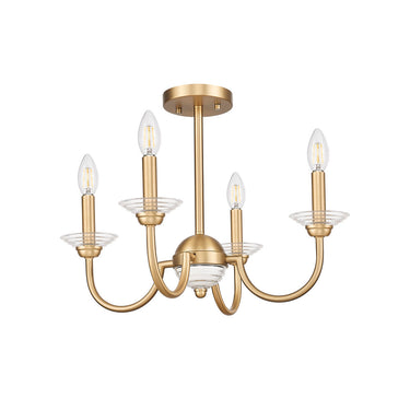 Z Lite Allistair 4 Light Semi Flush Mount 12