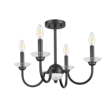 Z Lite Allistair 4 Light Semi Flush Mount 4