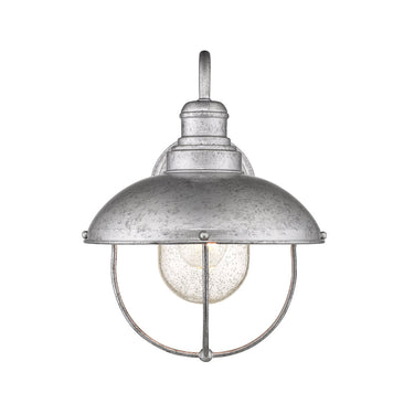 Z Lite Almet 1 Light 14" Outdoor Wall Light in Galvanized Finish 1