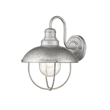 Z Lite Almet 1 Light 14" Outdoor Wall Light in Galvanized Finish 2