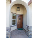 Z Lite Almet 1 Light Outdoor Chain Mount Ceiling Fixture in Black Finish 5