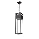Z Lite Almet 1 Light Outdoor Chain Mount Ceiling Fixture in Etched Shade 4