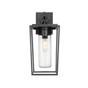 Z Lite Almet 1 Light Outdoor Wall Light in Black Finish 2