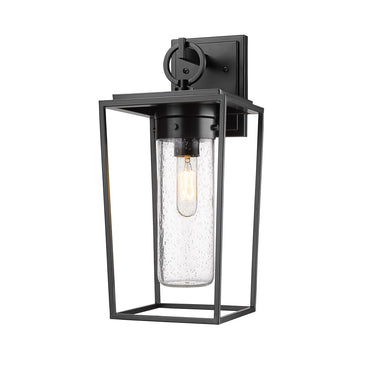 Z Lite Almet 1 Light Outdoor Wall Light in Black Finish 