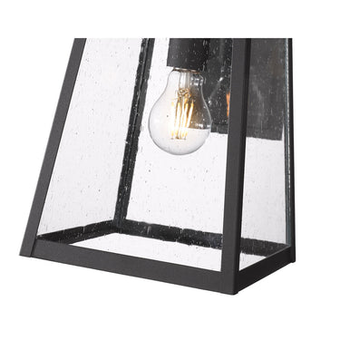 Z Lite Almet 1 Light Outdoor Wall Light in Clear Seedy Shade 3