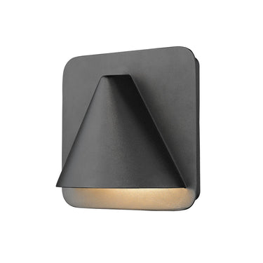 Z Lite Almet 1 Light Outdoor Wall Light in Sand Blast Shade 1