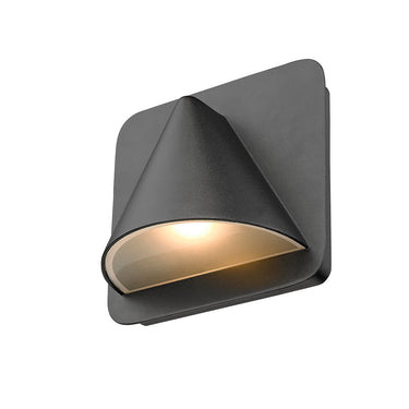 Z Lite Almet 1 Light Outdoor Wall Light in Sand Blast Shade 2