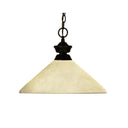 Z Lite Almet 1 Light Pendant in Golden Mottle Shade 