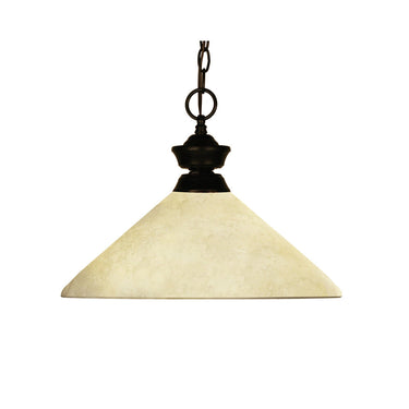 Z Lite Almet 1 Light Pendant in Golden Mottle Shade 