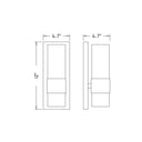 Z-Lite Almet 1 Light Wall Sconce - 343-1S-RB 7