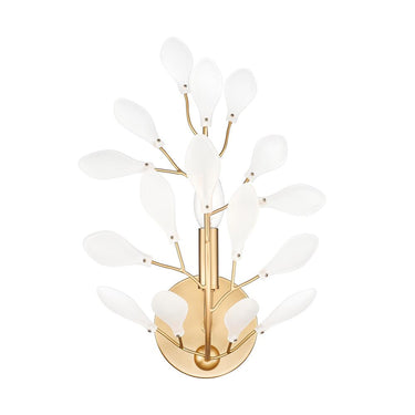Z-Lite Almet 1 Light Wall Sconce in Modern Gold Finish 1