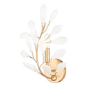 Z-Lite Almet 1 Light Wall Sconce in Modern Gold Finish 