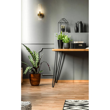 Z-Lite Almet 1 Light Wall Sconce in Rubbed Brass Finish 5