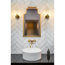 Z-Lite Almet 1 Light Wall Sconce in Rubbed Brass Finish 6