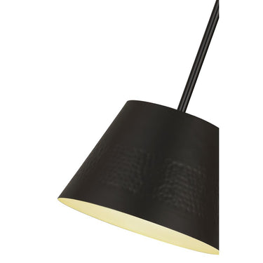 Z-Lite Almet 12" 1 Light Pendant in Matte Black 3