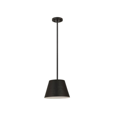 Z-Lite Almet 12" 1 Light Pendant in Matte Black 4