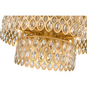 Z-Lite Almet 12 Light Flush Mount in Heirloom Brass Finish 3