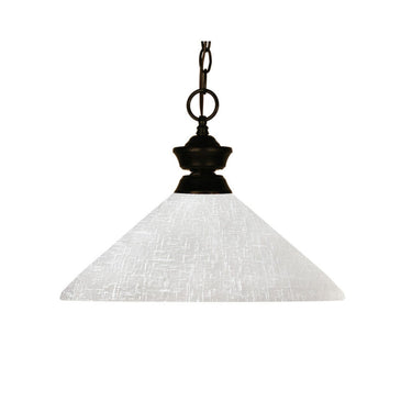 Z-Lite Almet 14" 1 Light Pendant in Matte Opal Shade 1